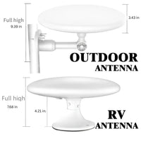 High-Gain Outdoor HD TV Antenna with Extended Range
