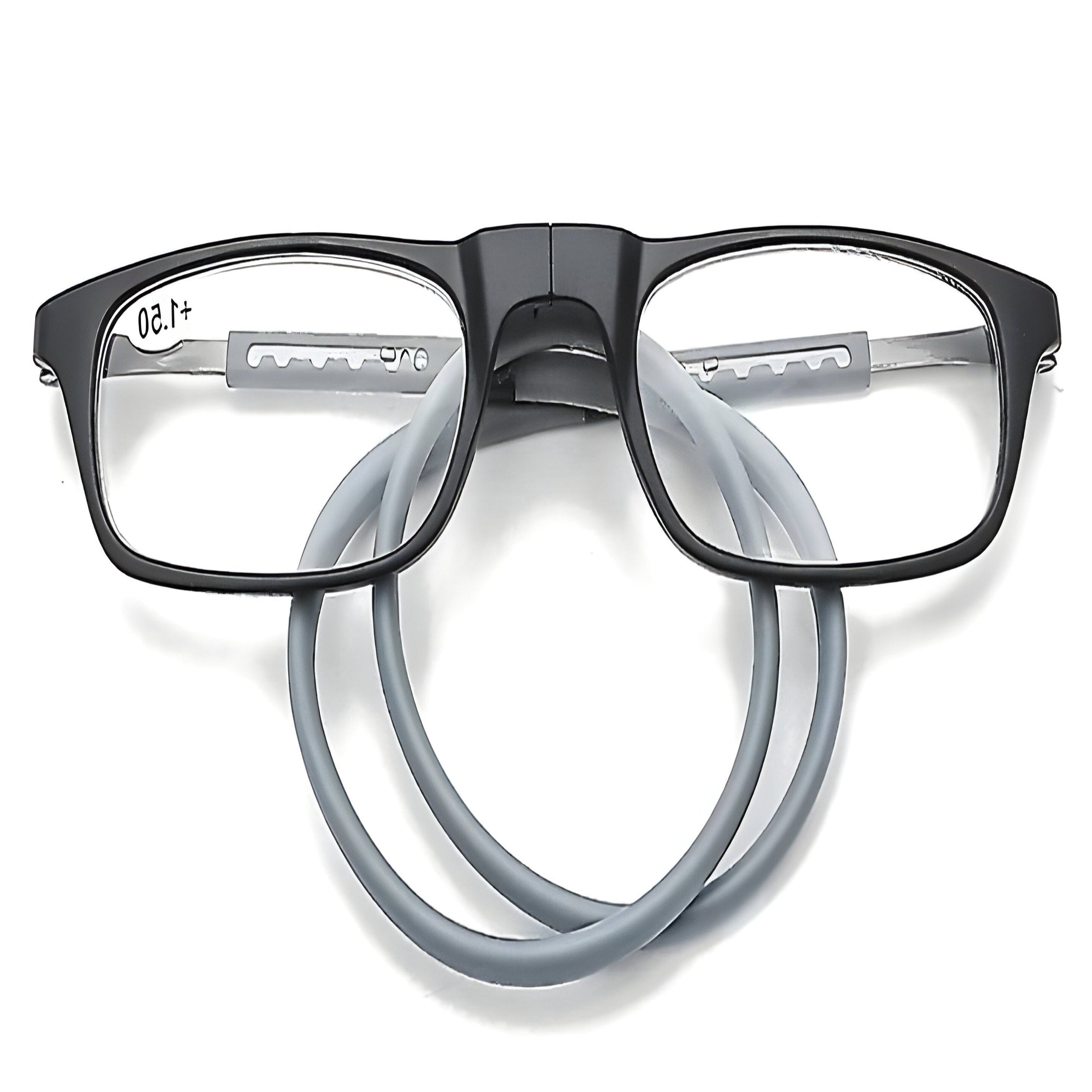 Magnetic Reading Glasses with Neck Loop and Split Bridge Design