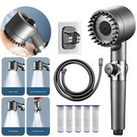 Filtered Shower Head with High Pressure Spray for Clean Water