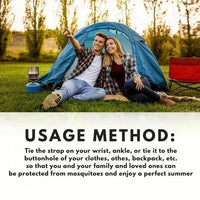 Ultrasonic Mosquito Repellent Wristband for Indoor and Outdoor Use