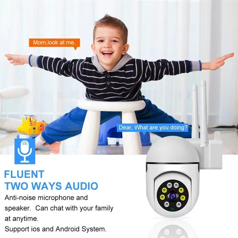 Outdoor 1080P Waterproof PTZ Camera with 4X Zoom Vision