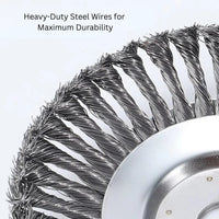 Steel Wire Weed Trimmer Head - 6 and 8 Inch Brush Cutter Blade