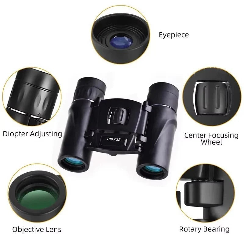 Portable Binoculars BAK4 FMC Optics For Hunting Sports and Camping
