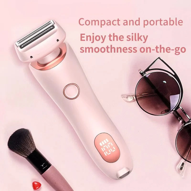 Rechargeable 2-in-1 Shaver - Bikini and Body Groomer  for Women