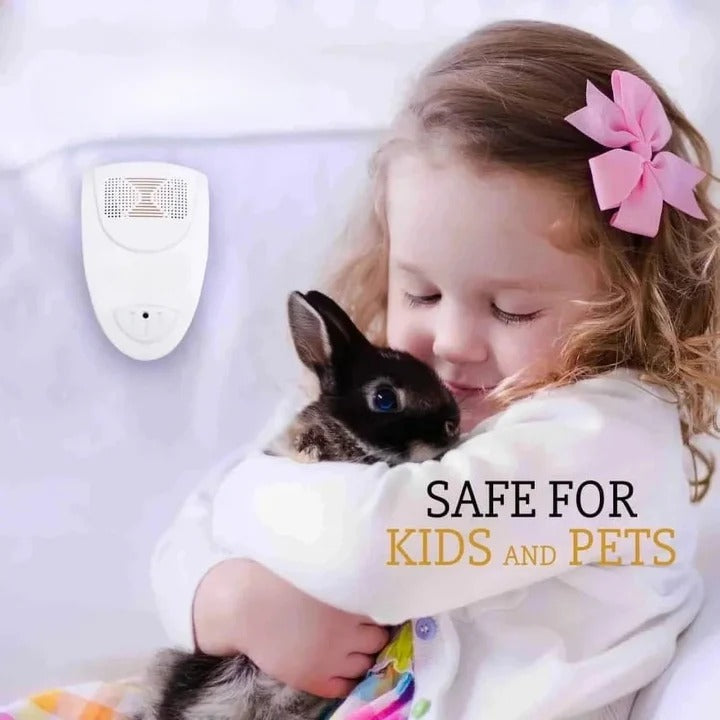 Chemical Free Ultrasonic Bed Bug Repeller, Safe For Home Use