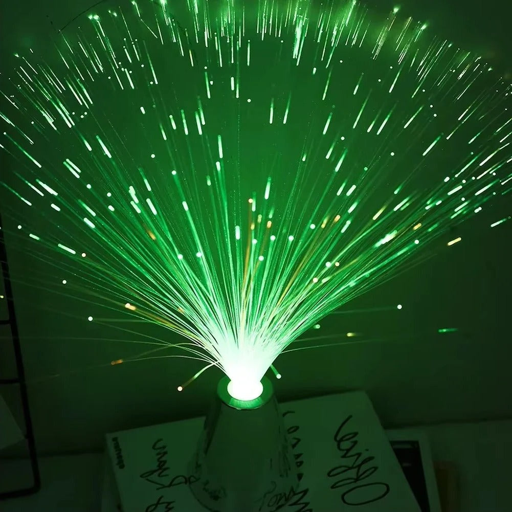 Fiber Optic Starlight Mood Lamp with Multicolor LED Glow