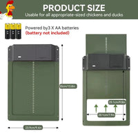 Auto Chicken Coop Door with Light Sensor and Weatherproof Build