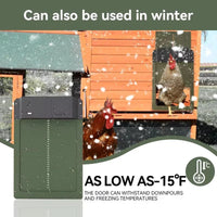 Auto Chicken Coop Door with Light Sensor and Weatherproof Build