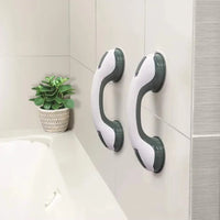 Suction Cup Grab Bar for Shower Tub and Toilet with Locking Latches