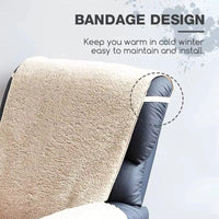 Recliner and Armchair Cover with Fleece Surface and Non Slip Backing