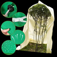 Reusable Plant Cover Bags with Zipper and Drawstring Base