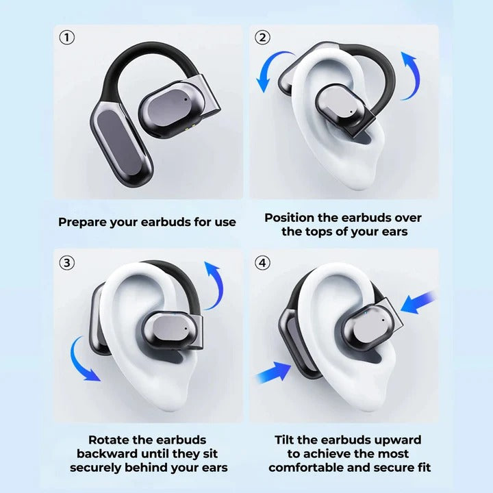 Wireless Translation Earbuds with Bluetooth Audio and Charging Case