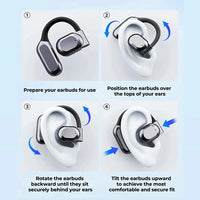 Wireless Translation Earbuds with Bluetooth Audio and Charging Case