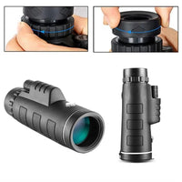 Compact Monocular Scope for Bird Watching and Hiking, 40x60 Magnification with Phone Mount