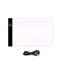 A4 LED Drawing Light Pad with Dimmable Brightness and USB Cable