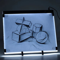 A4 LED Drawing Light Pad with Dimmable Brightness and USB Cable