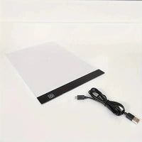 A4 LED Drawing Light Pad with Dimmable Brightness and USB Cable