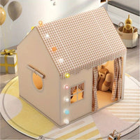 Foldable Play Tent with Tunnel for Indoor Outdoor Activity Time for Kids