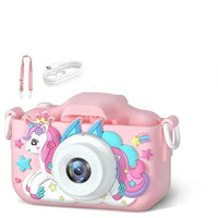 Portable Kids Camera with 1080P Video Dual Lens and Rechargeable Battery