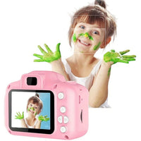 Portable Kids Camera with 1080P Video Dual Lens and Rechargeable Battery