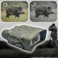 Night Vision Binoculars with Infrared Digital Zoom for Low Light Viewing