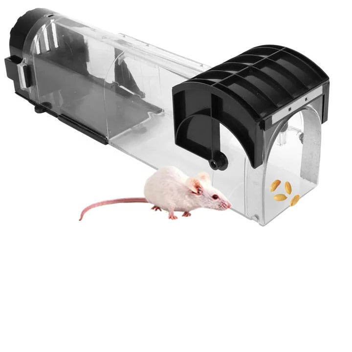 Catch and Release Mouse Trap with Self Lock Door and Reusable Design