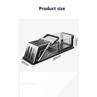 Reusable Mouse Cage Trap with Interlocking Door and ABS Base Design