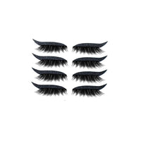 Peel-Off Adhesive Eye Liner Kit for Strip Lash Application, 3-in-1 Reusable Formula
