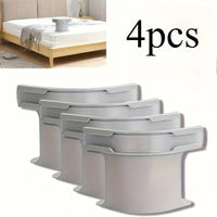 Bed Sheet Anchor Clips with Elastic Corner Straps for Secure Mattress Linen Grip, 4 Piece Set
