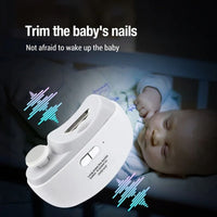 Battery Powered Nail File and Buffer with Rotating Grinding Head for Smooth Nail Care