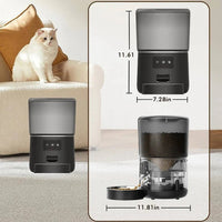 Automatic Pet Food Dispenser with Scheduled Timer and App Portion Control