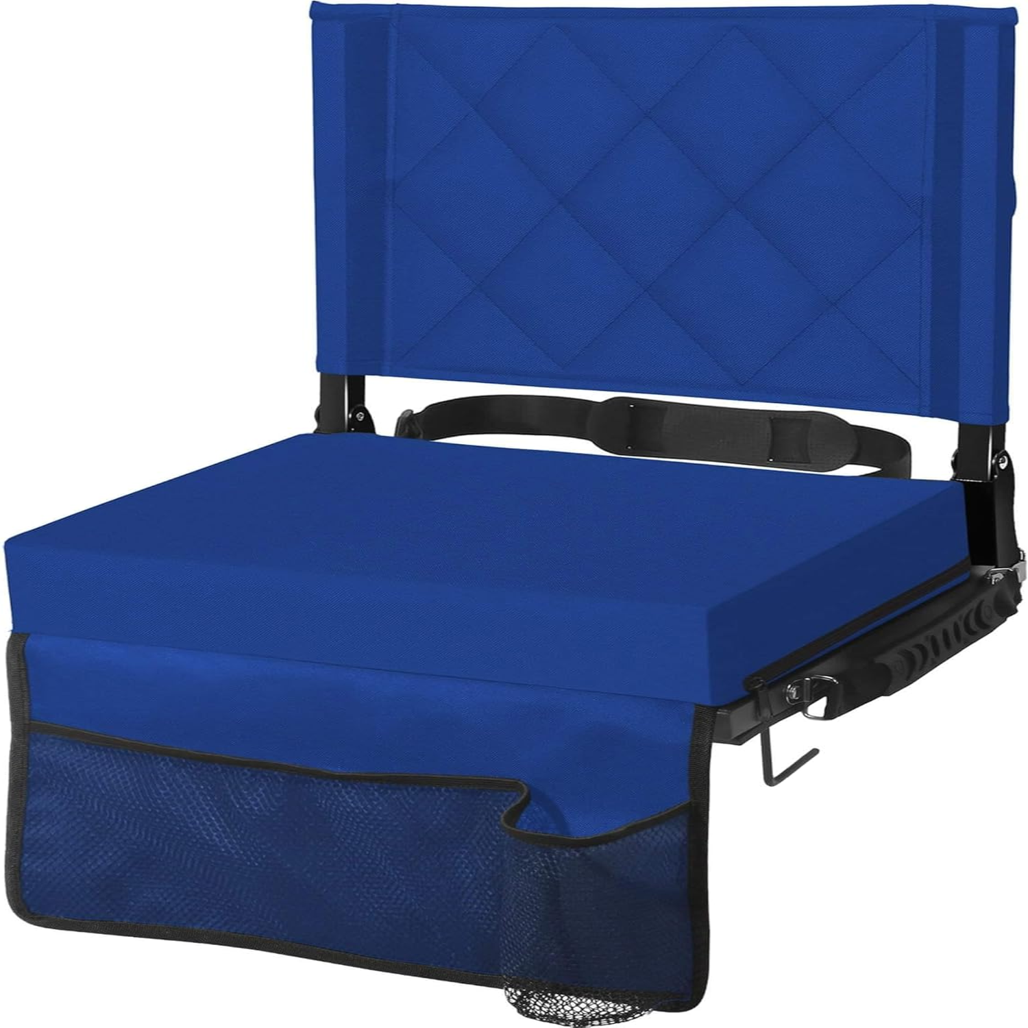 Stadium Seats for Bleachers with Back Support, Bleacher Seats with Backs and Cushion Wide, Padded Portable Folding Comfort Stadium Chair with Shoulder Strap for Football Baseball Games allveramart