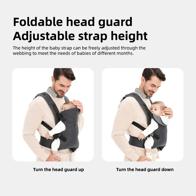 Adjustable Baby Hipseat Carrier with Kangaroo Sling Wrap for Outdoor Use