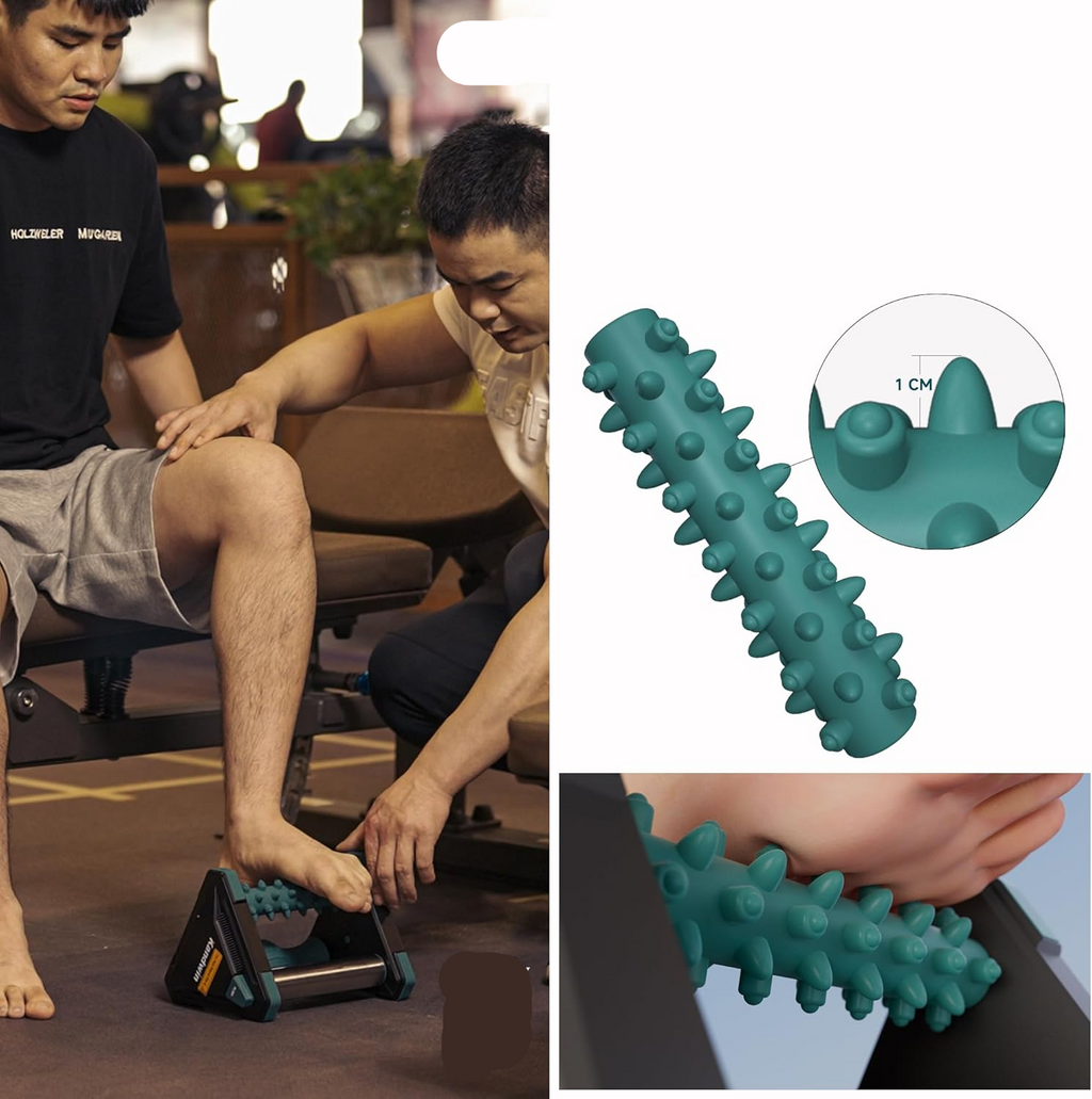 Foot Rocker with Massage Ridges and Textured Grip for Arch Stretching