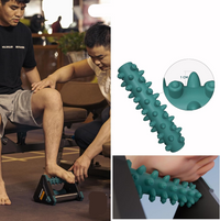 Foot Rocker with Massage Ridges and Textured Grip for Arch Stretching