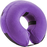 BENCMATE Inflatable Dog Cone Collar Alternative, Soft Dog Cone for Small Medium Large Dogs and Cats, Neck Recovery ECollar Donut Collar After Surgery (Large, Blue) allveramart