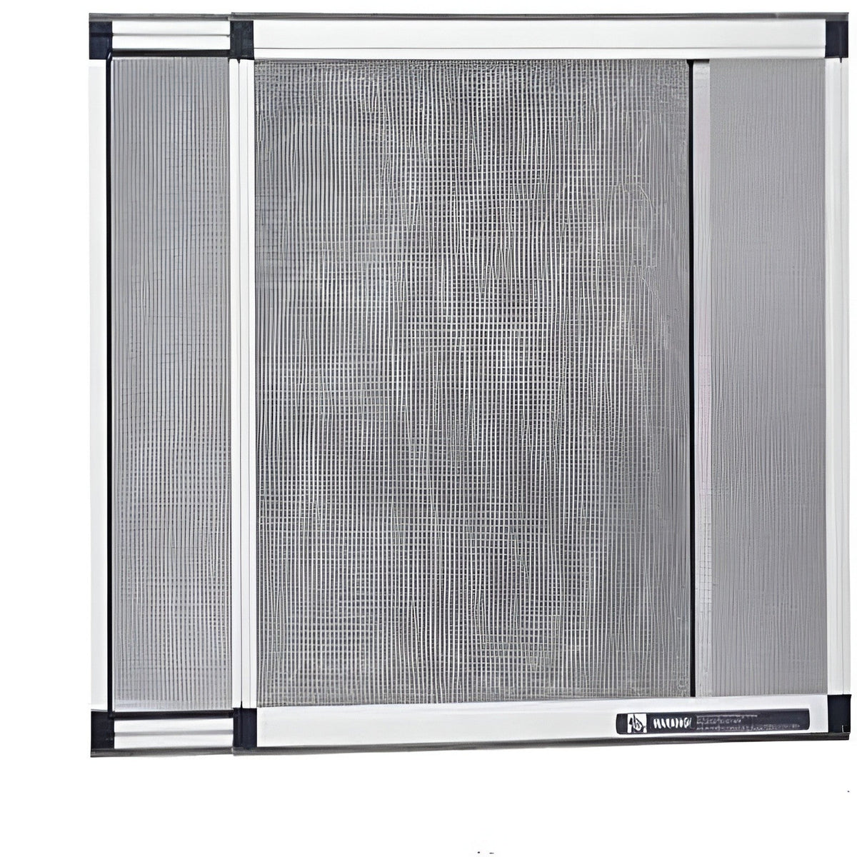 Fiberglass Window Screen with Aluminum Frame and Felt Seal, Pack of 2