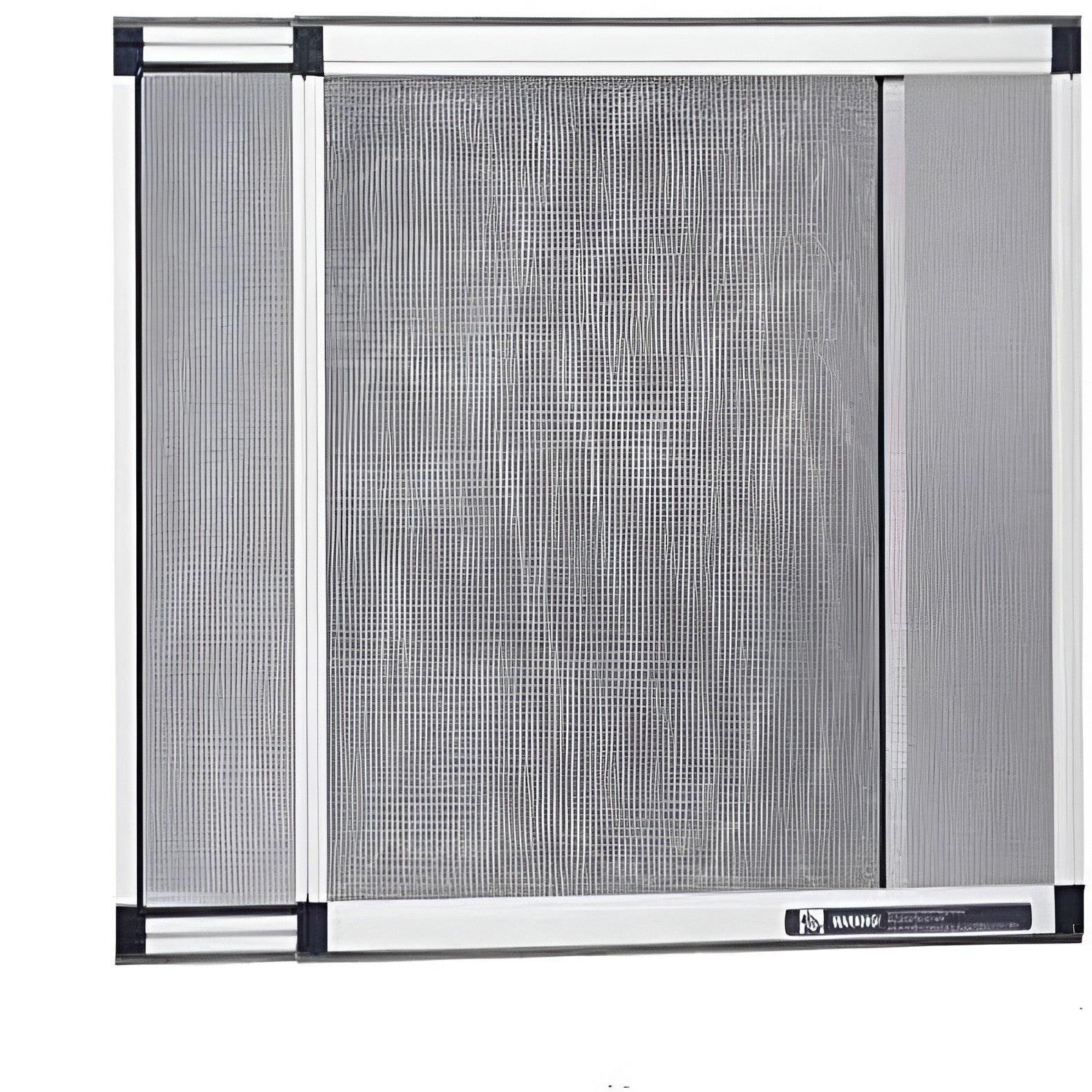 Fiberglass Window Screen with Aluminum Frame and Felt Seal, Pack of 2