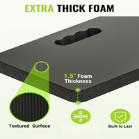 Garden Knee Pads with Over 1-Inch Foam Core and Hook Loop Closures