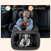 Infant Car Seat Monitor with Infrared Night Vision and Wide Angle Camera