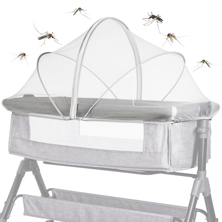 Pop Up Mosquito Net for Cribs and Bassinets with Mesh Barrier