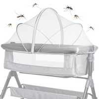 Pop Up Mosquito Net for Cribs and Bassinets with Mesh Barrier