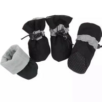 Dog Boots with Anti Slip Sole and Warm Lining for Winter Protection