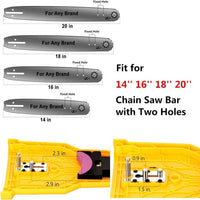 Chainsaw Teeth Sharpener, Adjustable Chain Sharpening Attachment