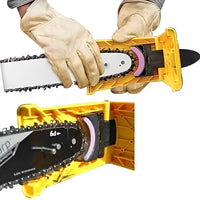 Chainsaw Teeth Sharpener, Adjustable Chain Sharpening Attachment