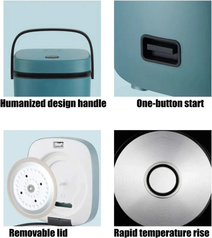 Mini Rice Cooker with Keep Warm Function
