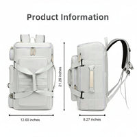 Water-Resistant Travel Backpack with Large Capacity