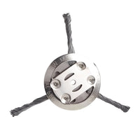 Lawn Mower Steel Brush Attachment for Weeds and Trimming