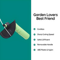 Mini Cordless Grass Trimmer and Portable Weed Edger