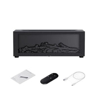 Mist Humidifier and Aroma Diffuser with Flame Effect